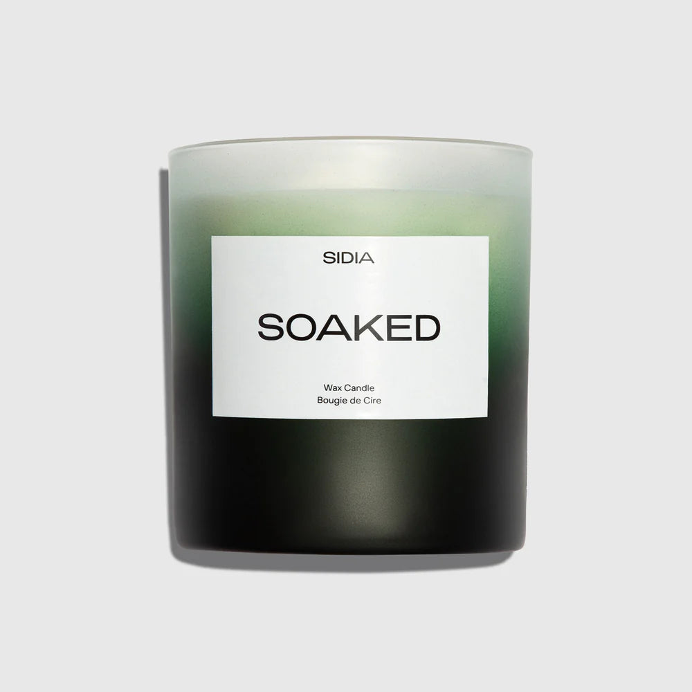SIDIA Soaked Candle – Juniper, Cypress & Fresh Musks