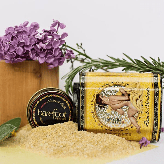 Barefoot Venus: 100% Natural Mustard Bath Tin