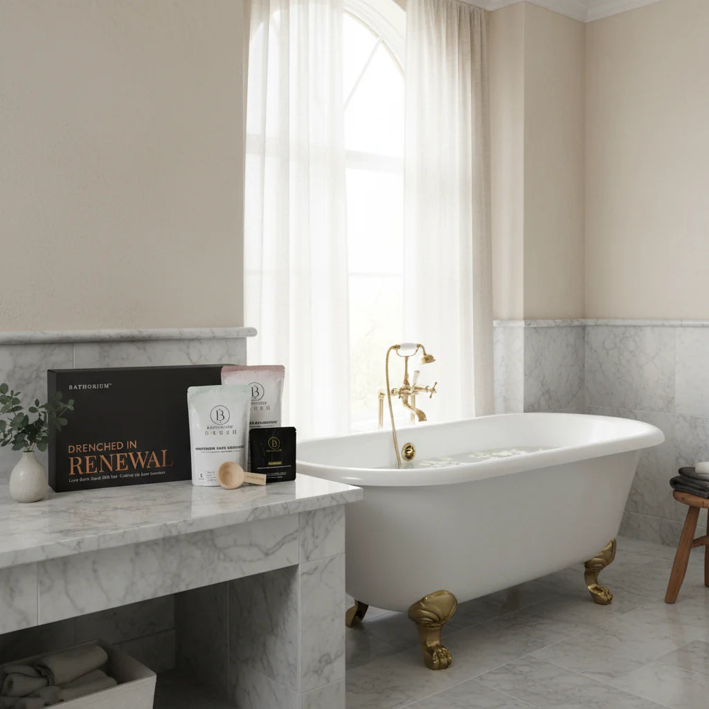 Bathorium Drenched in Renewal Luxury Bath Set