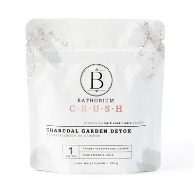 Bathorium CRUSH Charcoal Garden Detoxifying Bath Soak