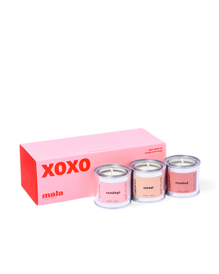 Mala the Brand XOXO Mini Candle Gift Set
