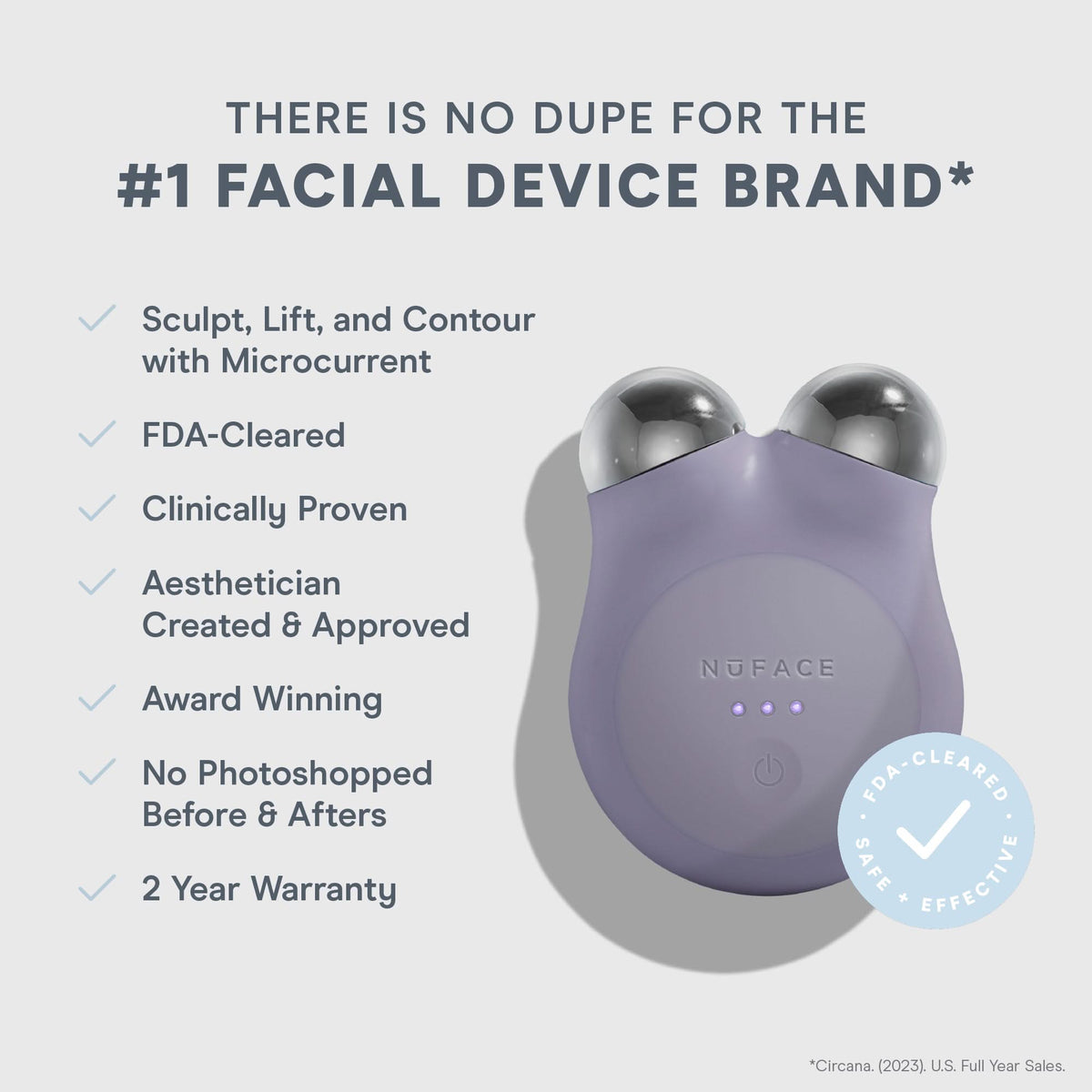 Nuface: MINI+ Facial Toning Device (Purple)