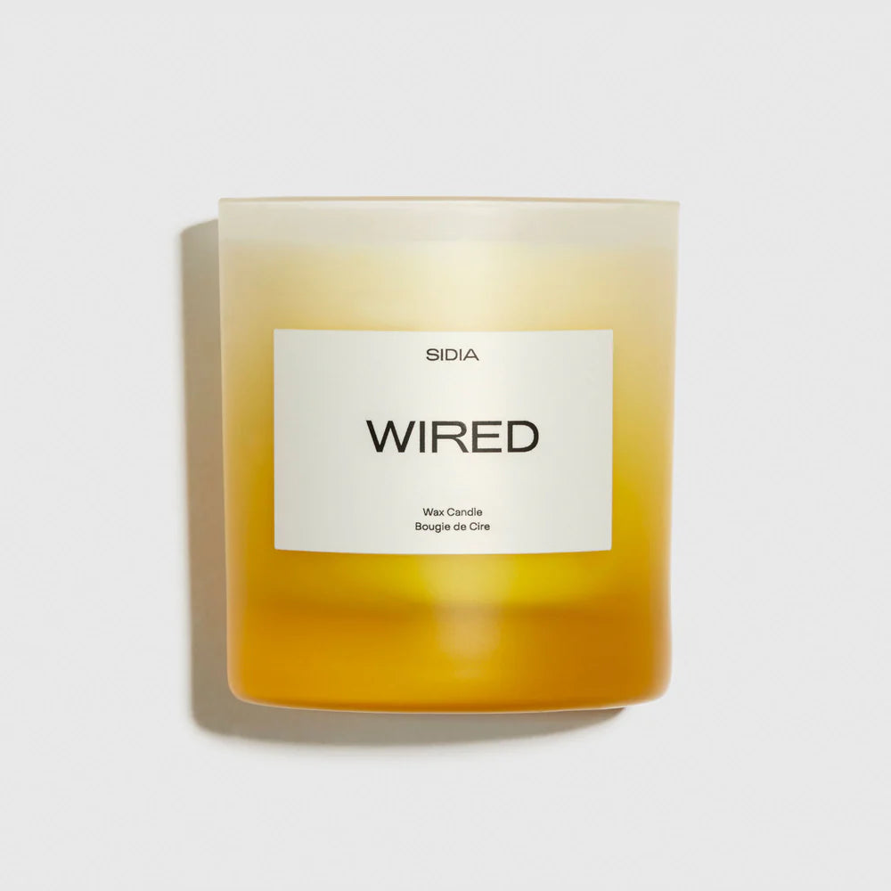 SIDIA Wired Candle – Eucalyptus, Tea Leaves & Tonka