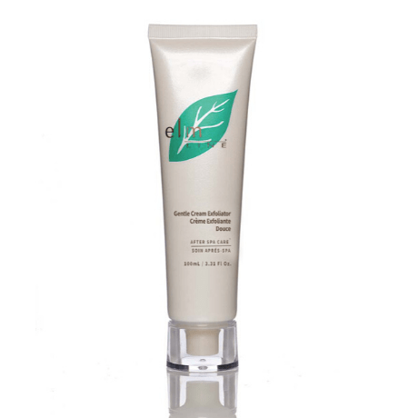 ElmLine Gentle Cream Exfoliator removes dead skin cells for a deeper penetration of moisturizer. Infused with Carrot Oil and vitamins.