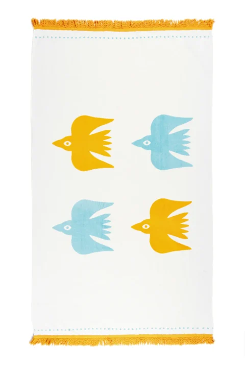 Tofino Towel Co: The Birds of a Feather | Velour Beach Towel