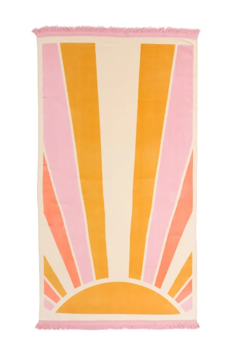 Tofino Towel Co: The Sunset Velour Beach Towel