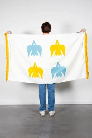 Tofino Towel Co: The Birds of a Feather | Velour Beach Towel