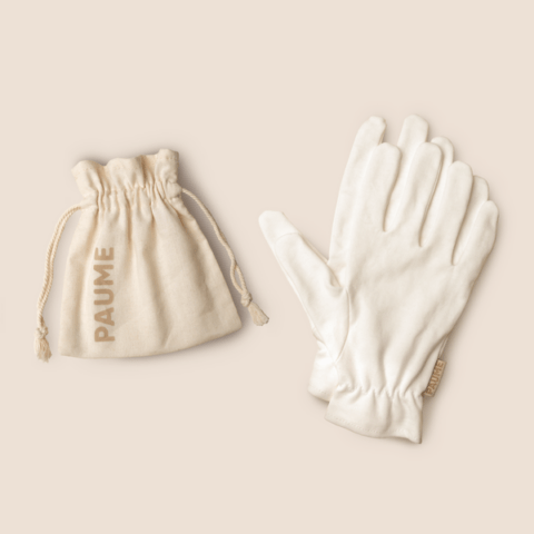 Paume Organic Cotton Overnight Gloves