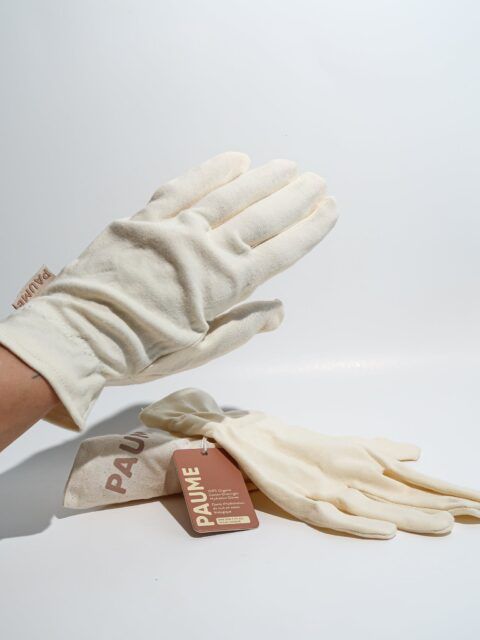 Paume Organic Cotton Overnight Gloves