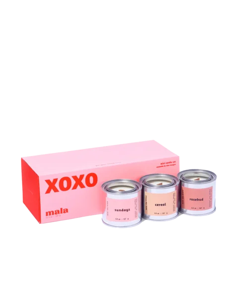 Mala XOXO | Mini Candle Gift Set